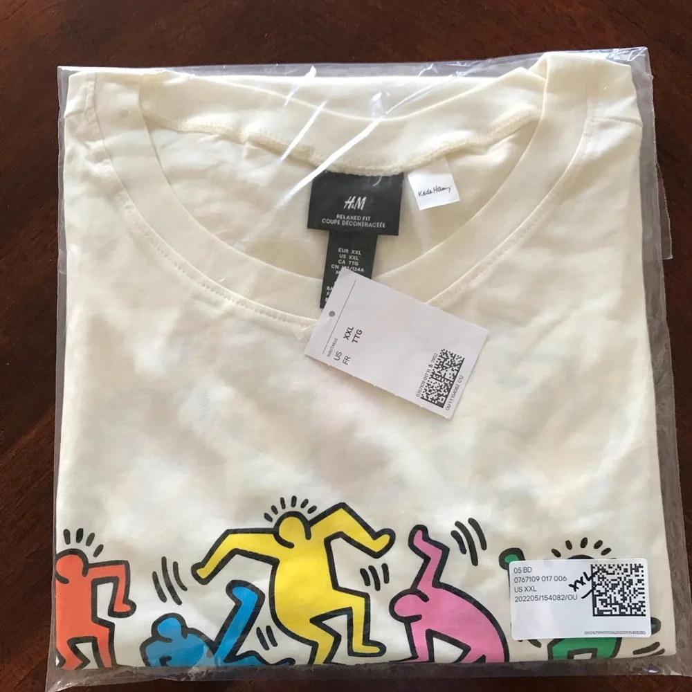 KEITH HARING Print on Both sides Muscle Shirts NEW S, M, L, XL, XXL NWT - Picture 8 of 13